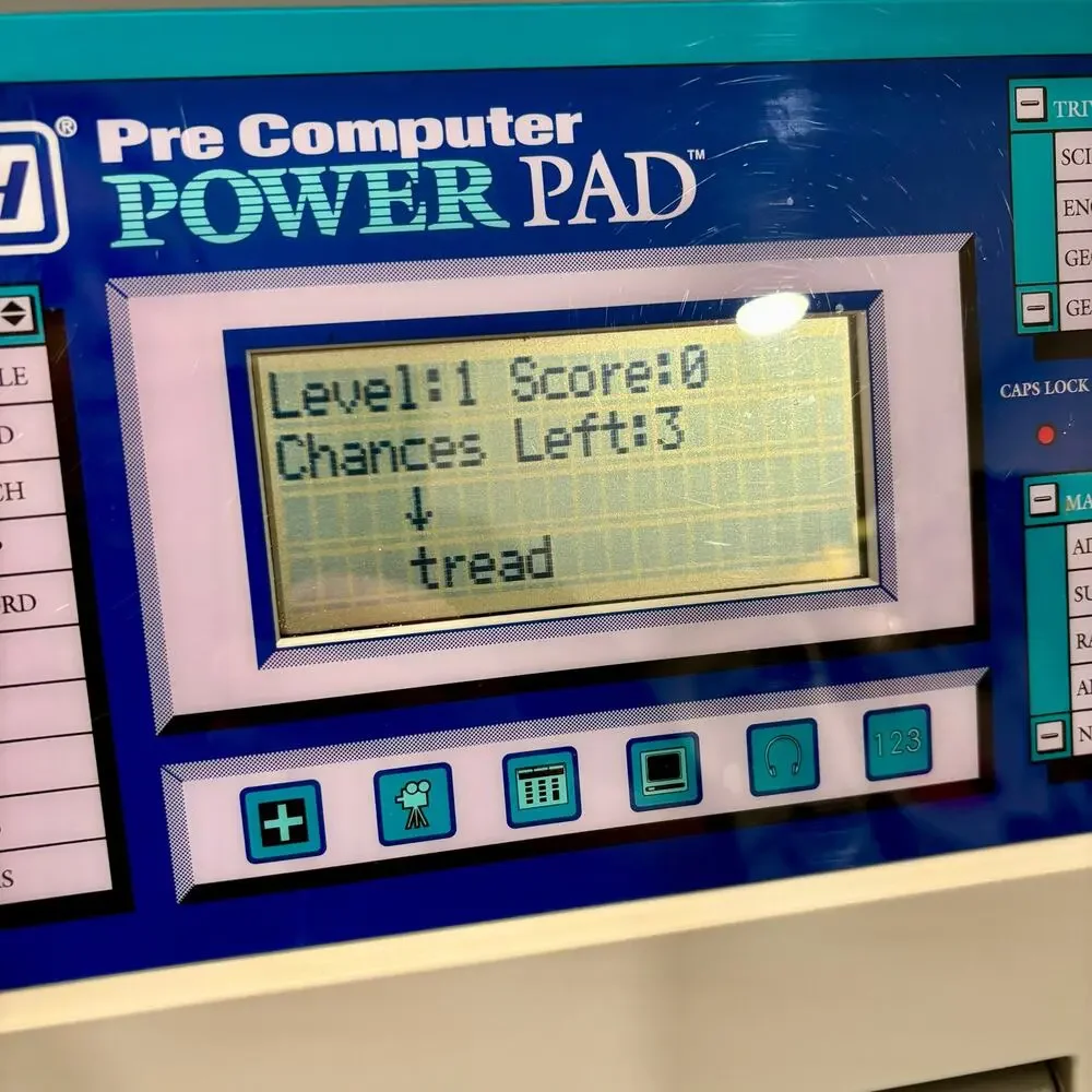 Vintage 1993 VTech Pre Computer Power Pad Laptop Kidcore Retro Tech Toy
